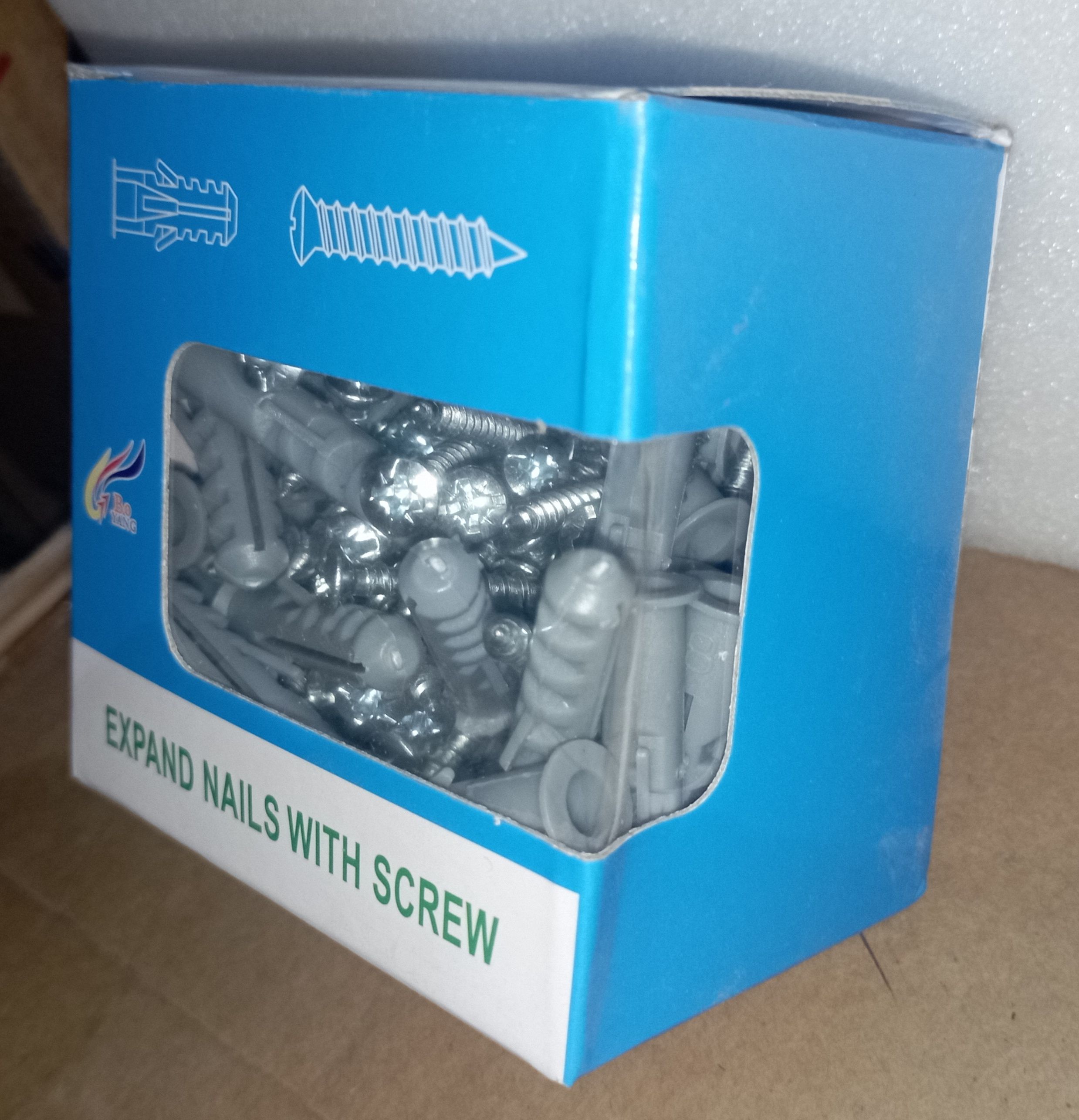 باكيت مسامير + خوابير 8 مم - تثبيت شامل